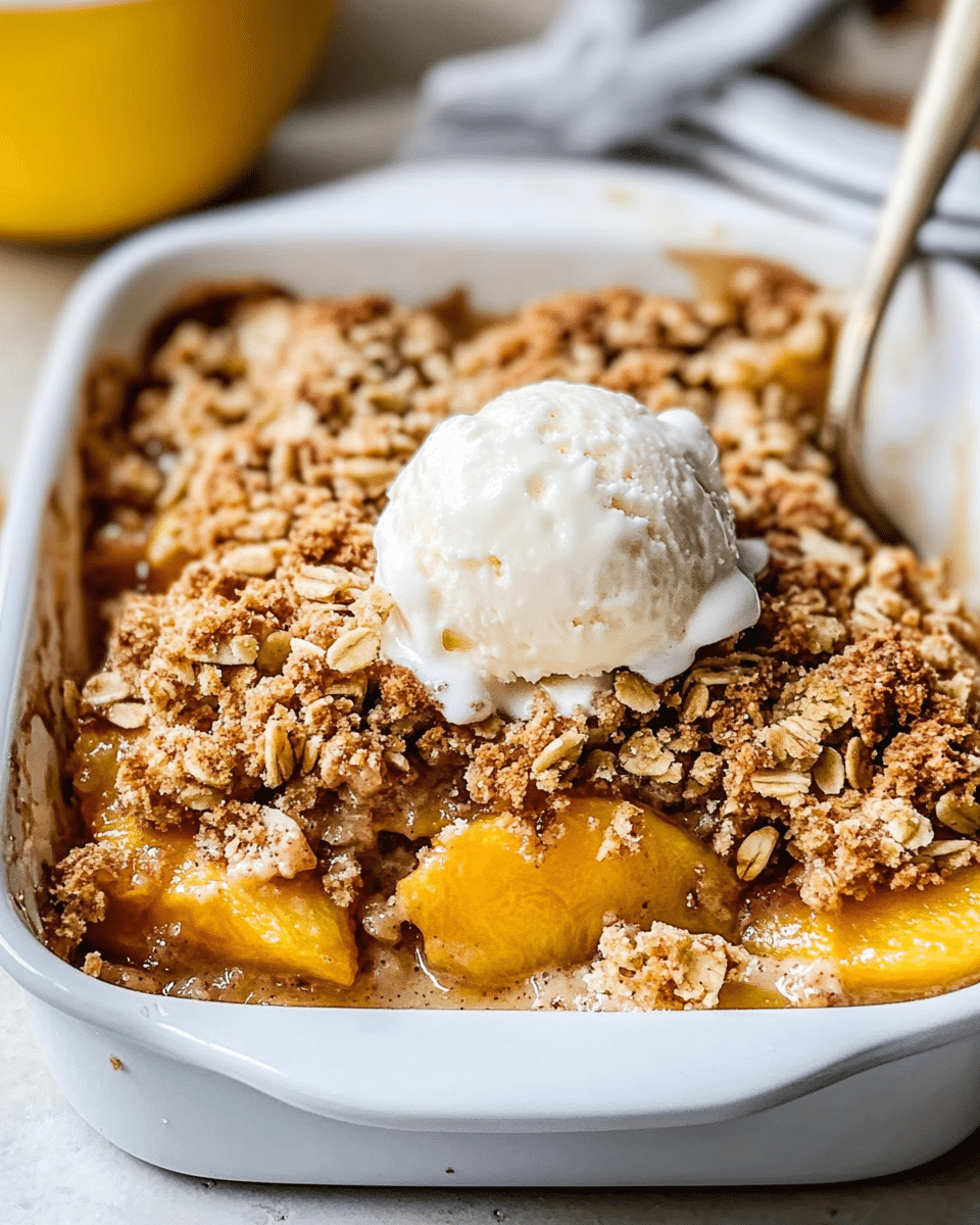 Peach Crisp