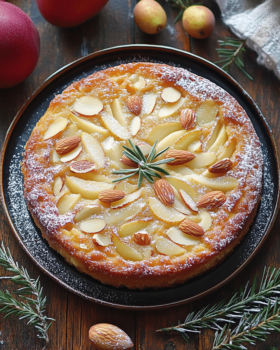 Pear Almond Cake