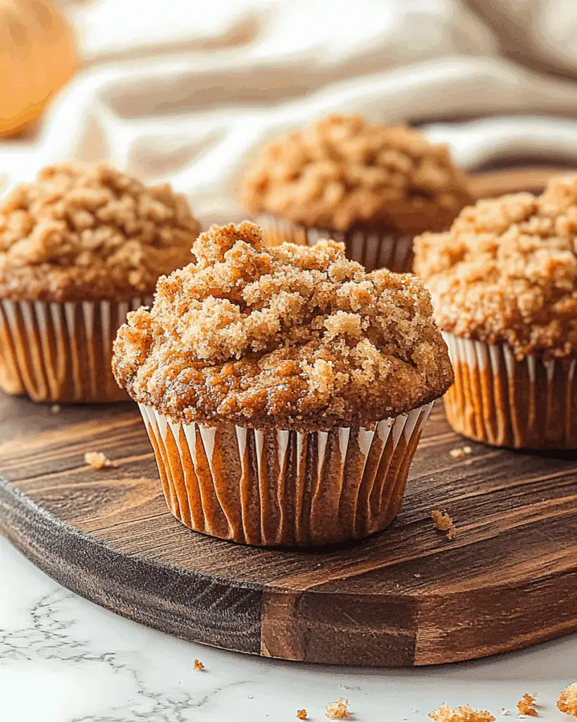 Pumpkin Crumb Muffins