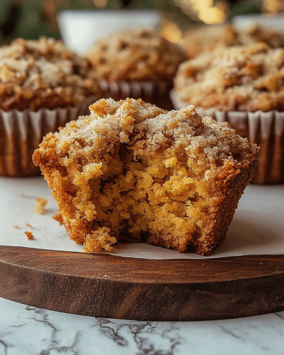 Pumpkin Crumb Muffins