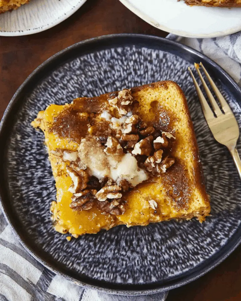 Pumpkin French Toast Casserole