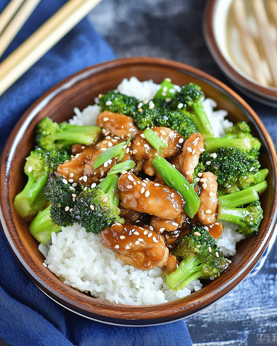 Sesame Chicken and Broccoli