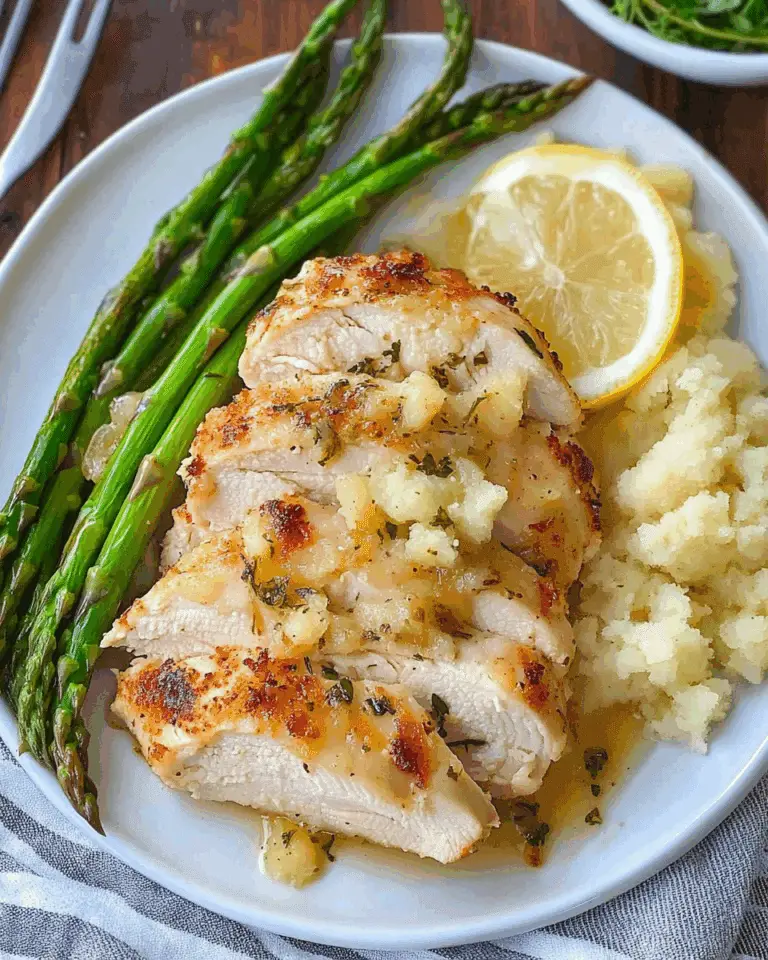 Sheet Pan Lemon Herb Chicken and Parmesan Asparagus