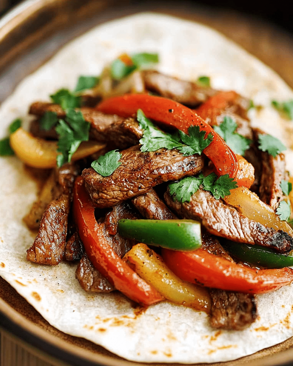 Sheet Pan Steak Fajitas