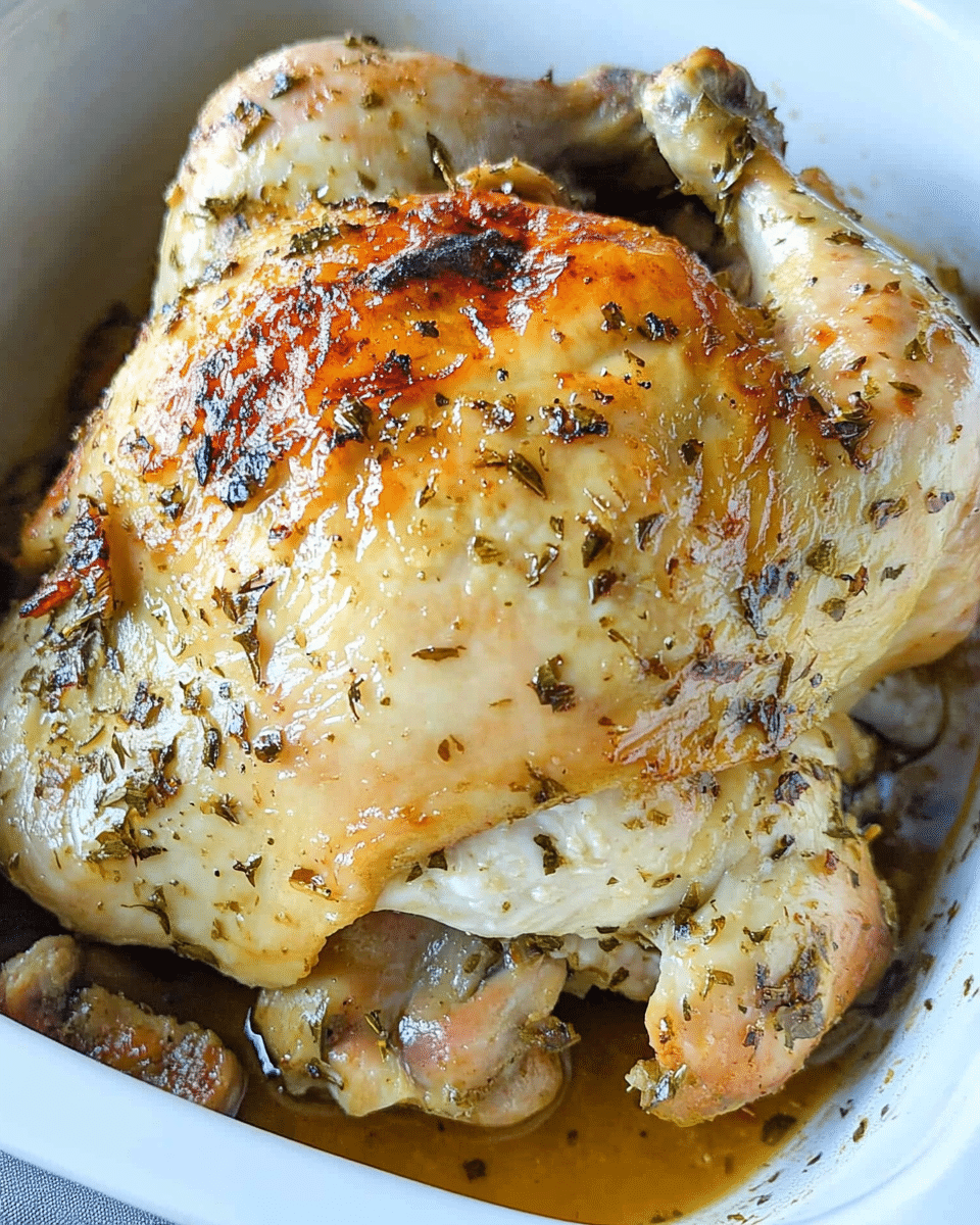 Slow Cooker Garlic Butter Chicken
