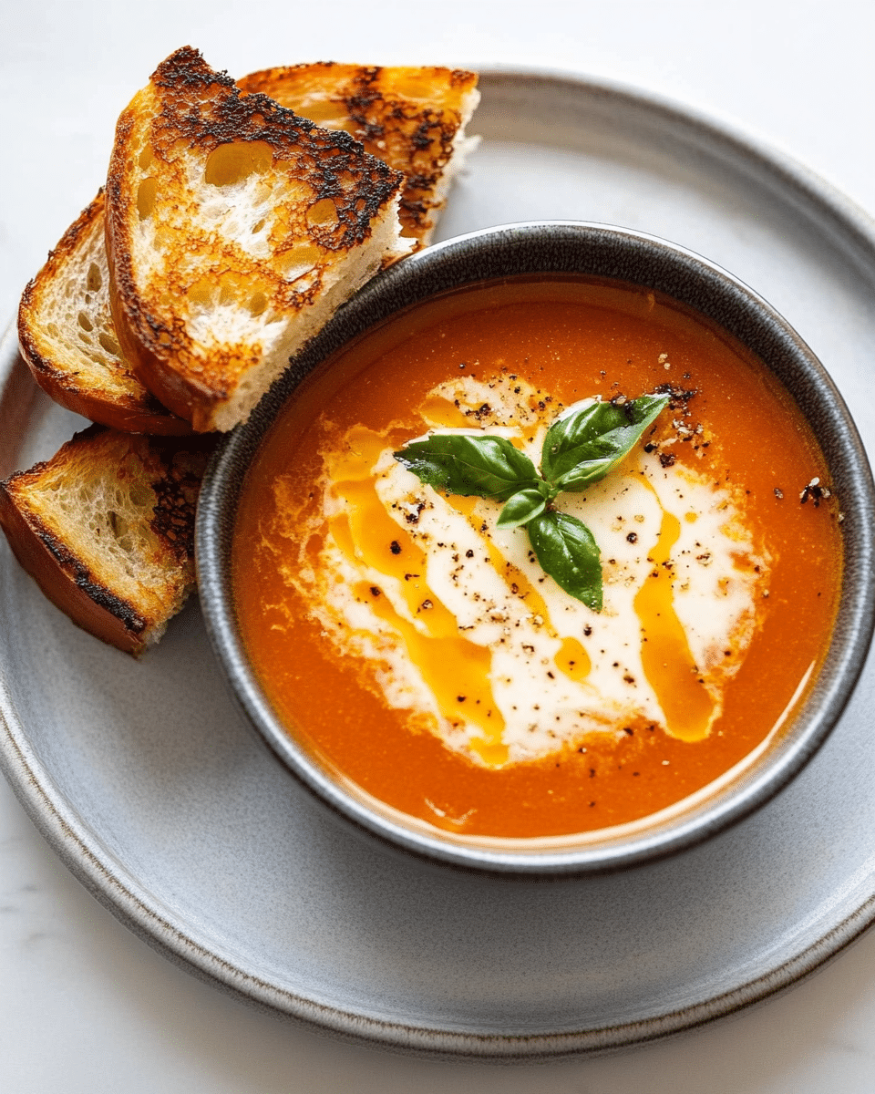 Spring Onion and Tomato Soup