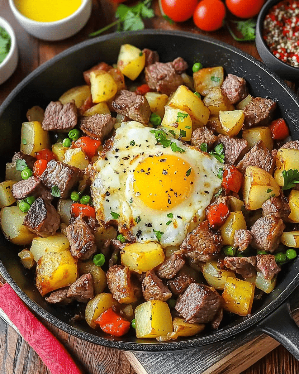 Steak and Potato Breakfast Hash