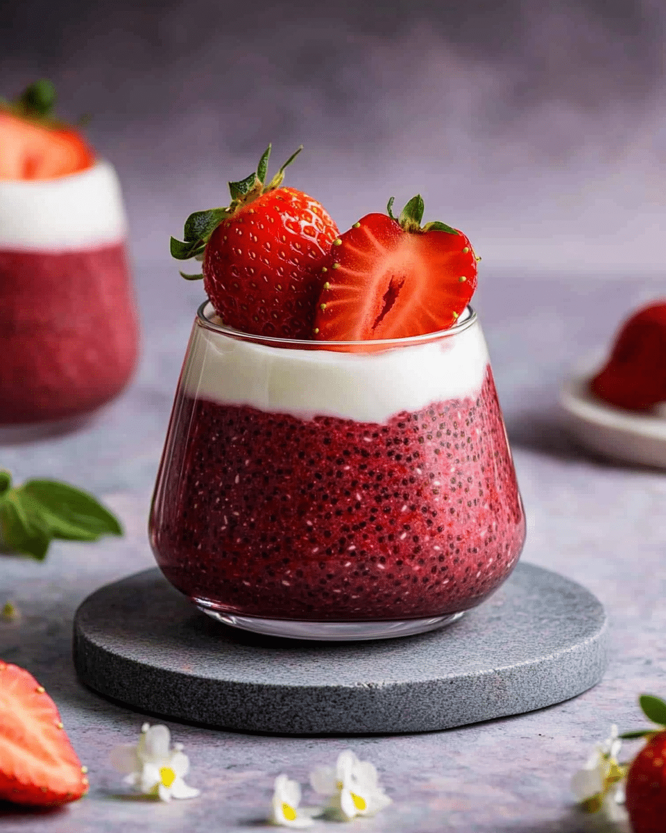 Strawberry Chia Pudding