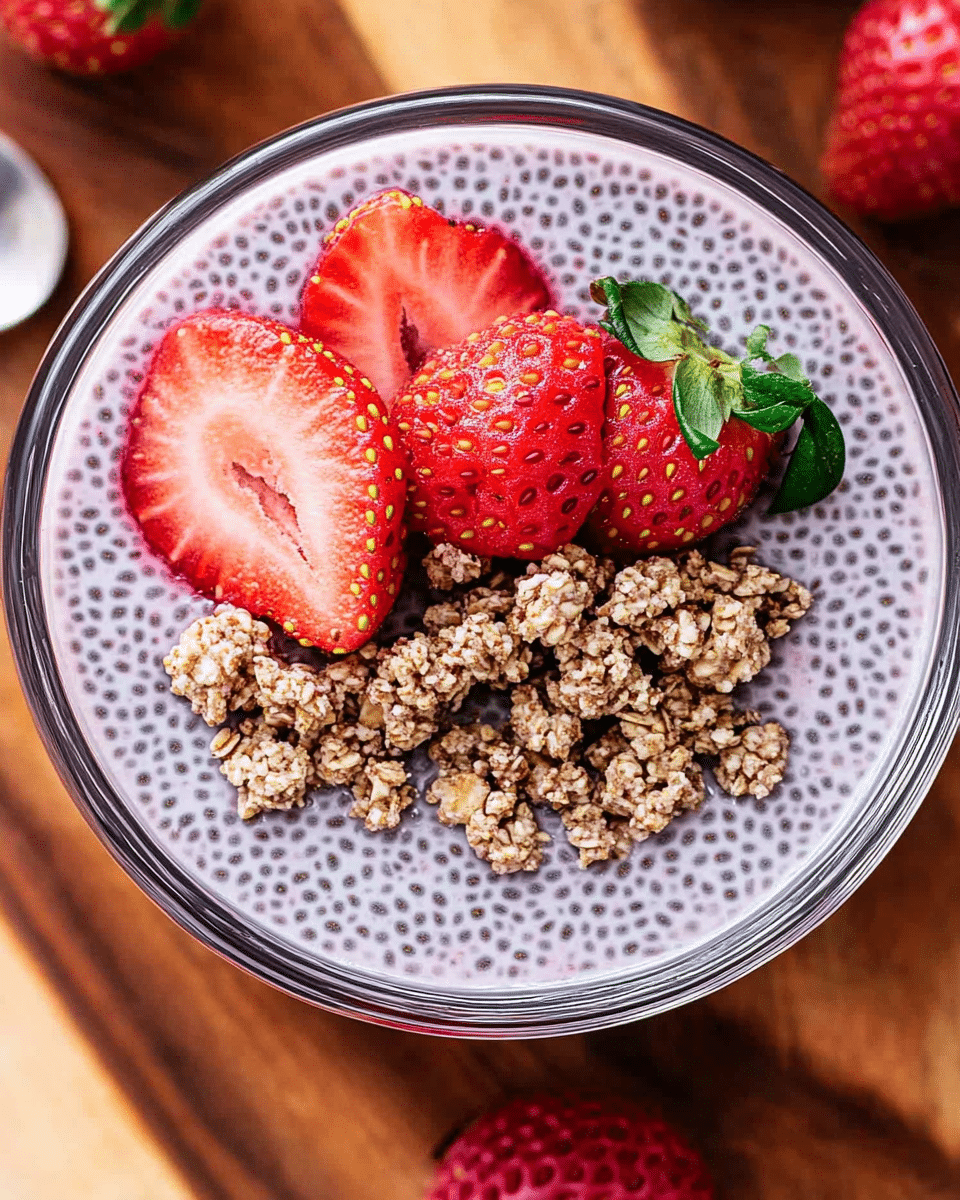 Strawberry Chia Pudding