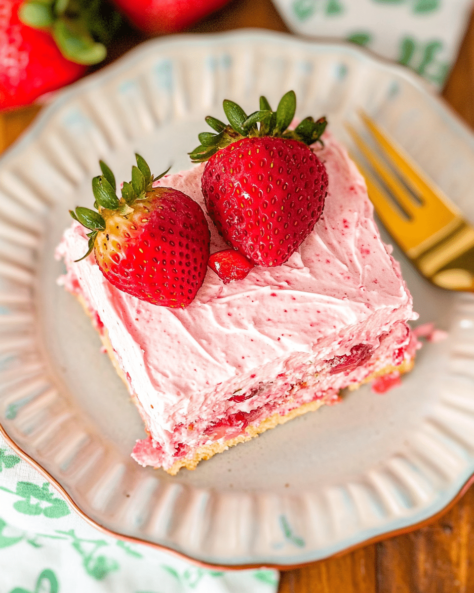 Fresh Strawberry Sheet Cake