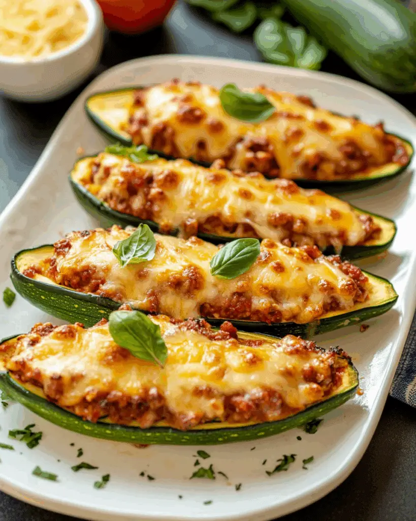 Stuffed Zucchini Boats