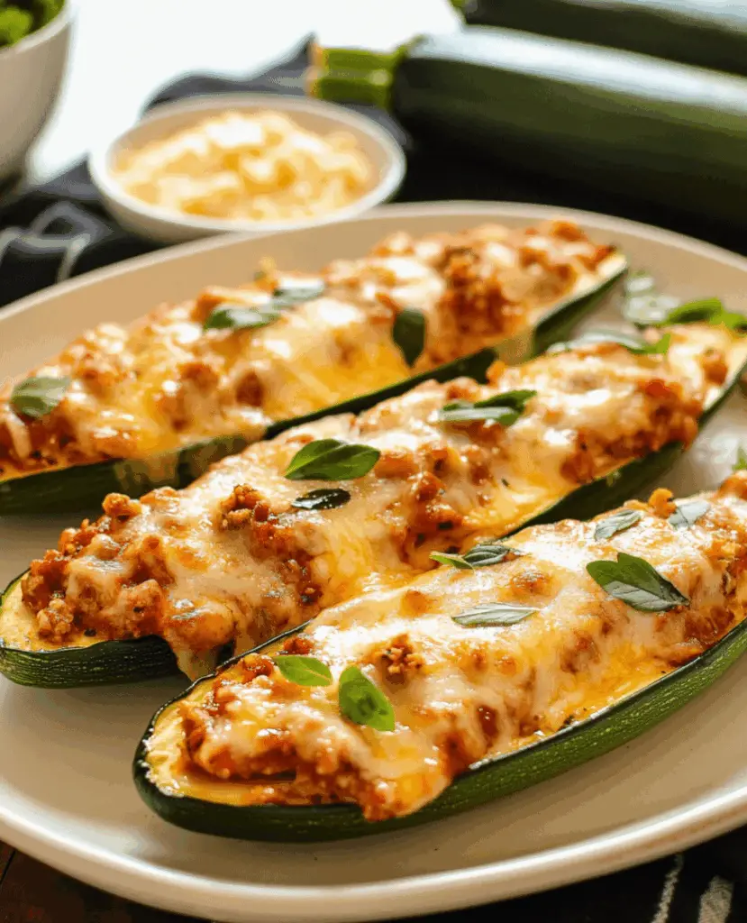 Stuffed Zucchini Boats