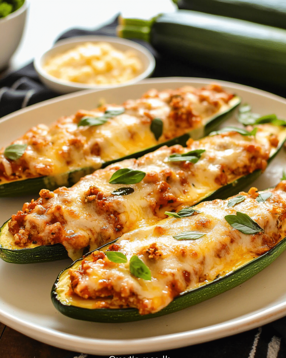 Stuffed Zucchini Boats