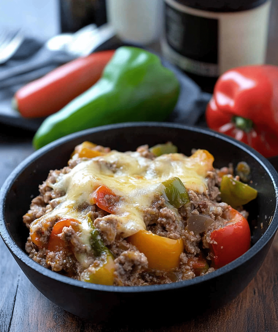 Keto Stuffed Pepper Skillet