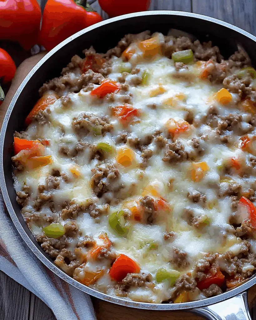Keto Stuffed Pepper Skillet