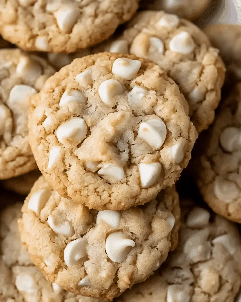 Toasted Coconut White Chocolate Chip Cookies