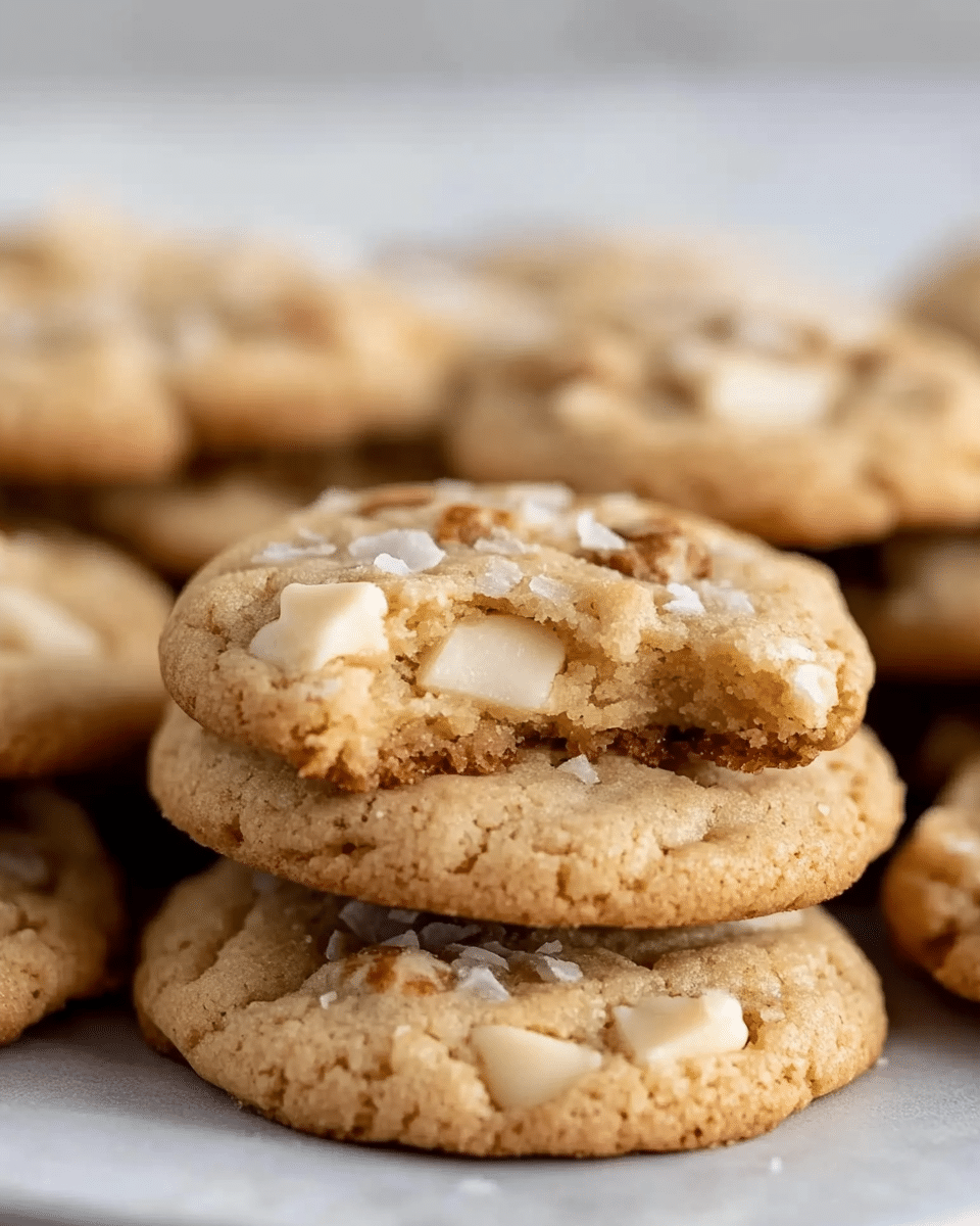 Toasted Coconut White Chocolate Chip Cookies