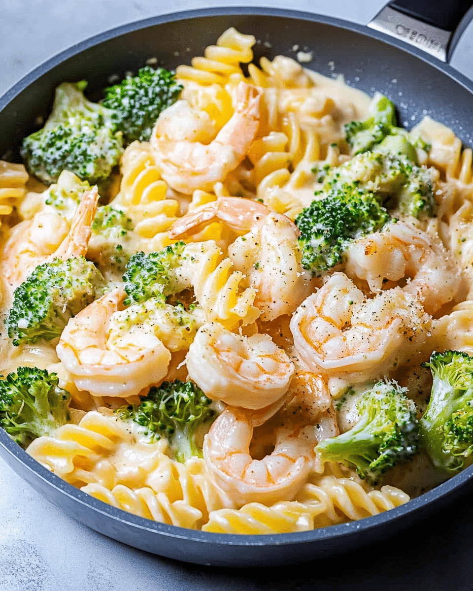 Broccoli Shrimp Alfredo