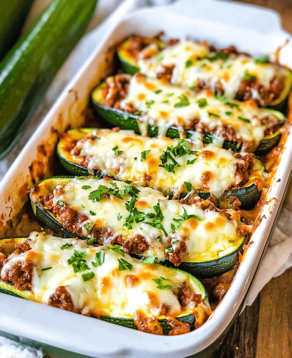 Stuffed Zucchini Boats