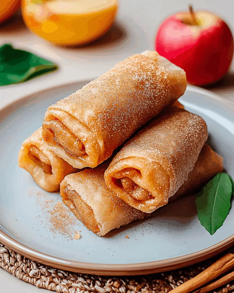 Apple Pie Egg Rolls