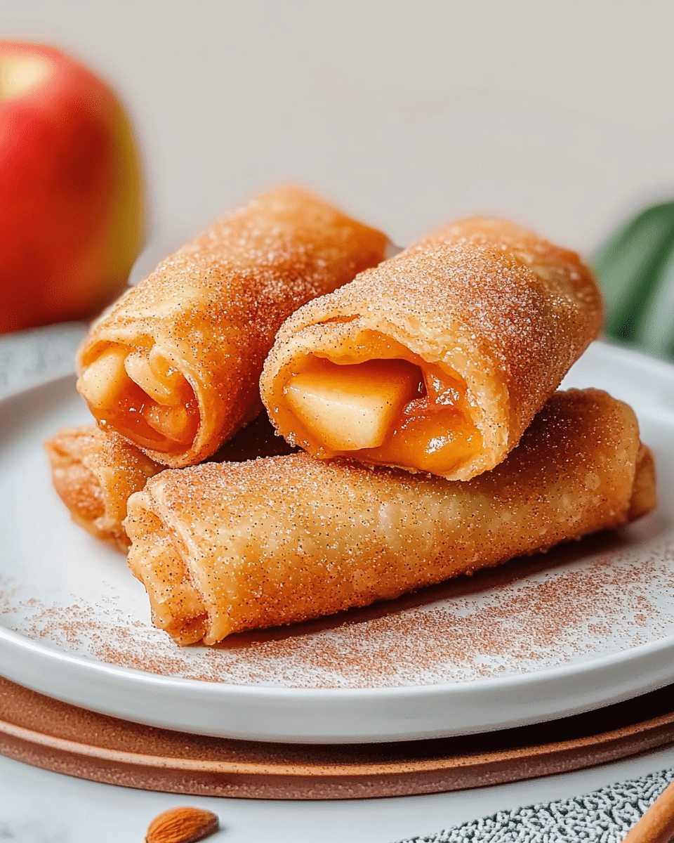 Apple Pie Egg Rolls