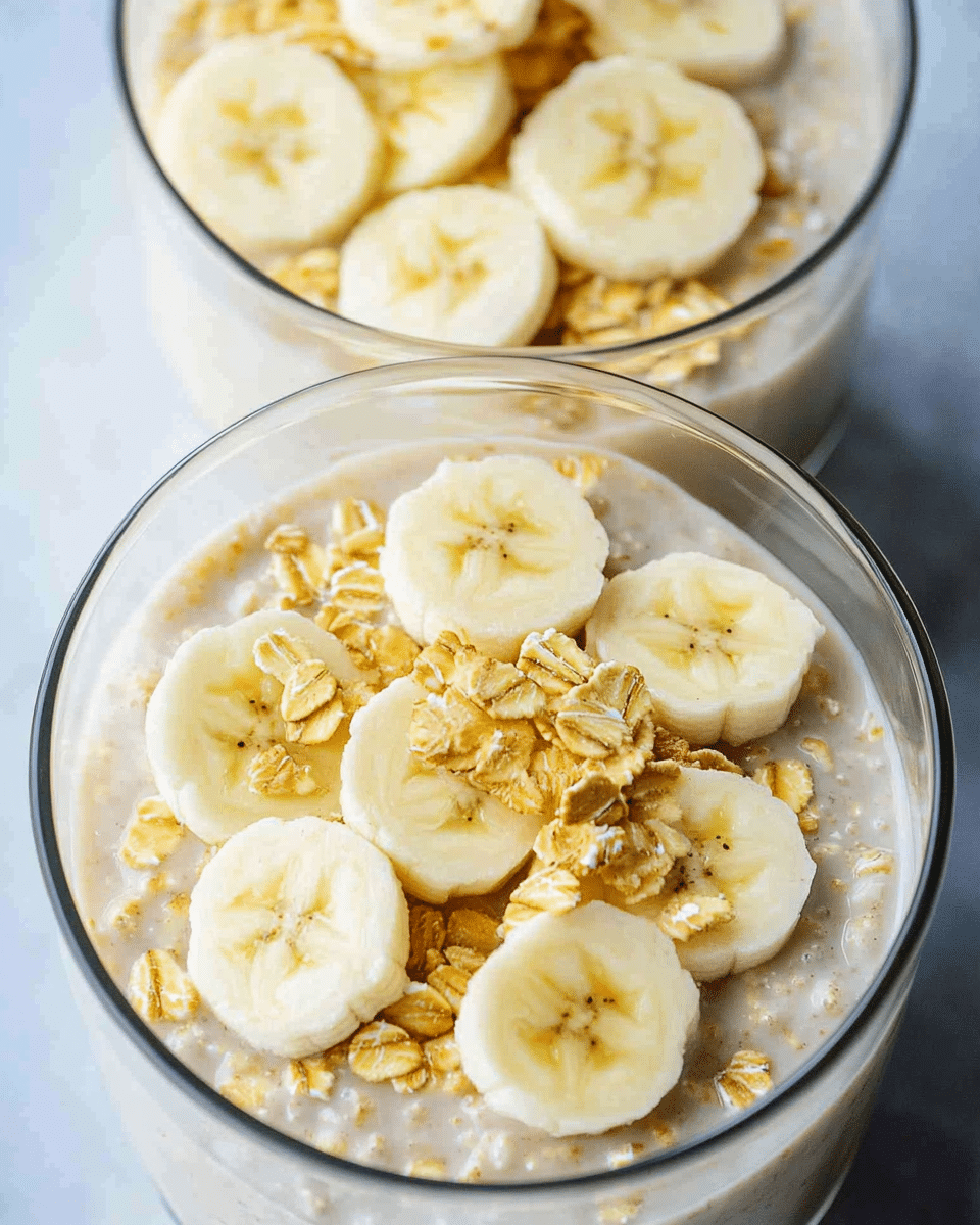 Banana Pudding Overnight Oats
