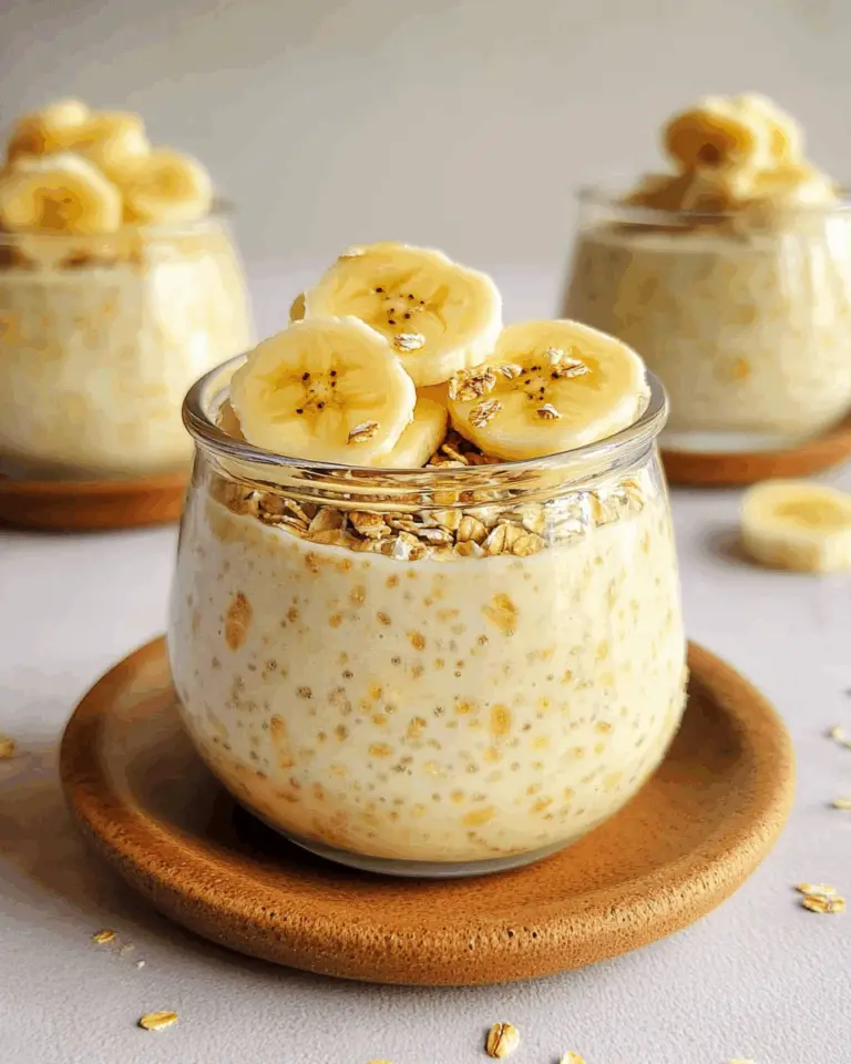 Banana Pudding Overnight Oats