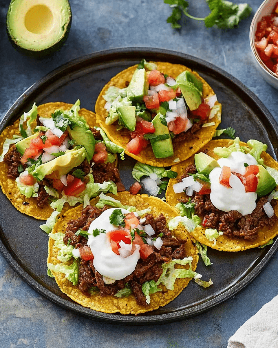Beef Tostadas