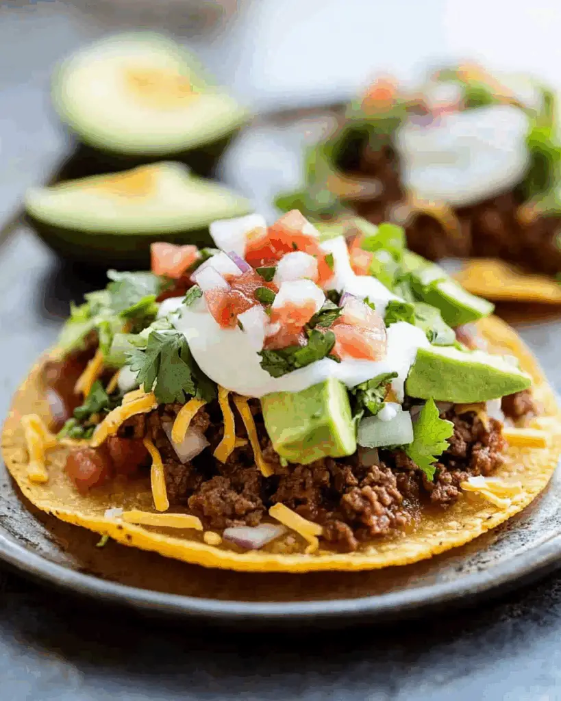Beef Tostadas