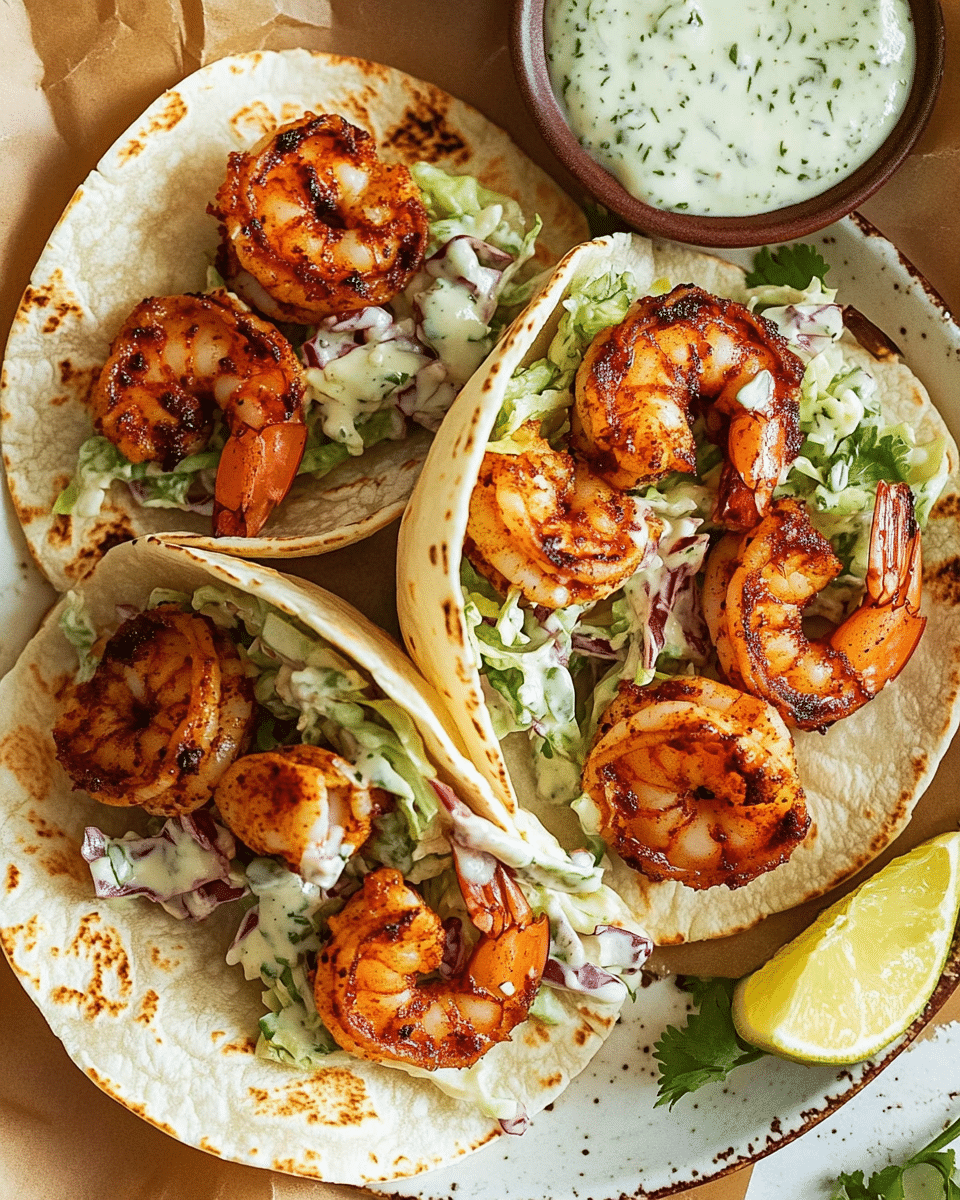 Blackened Shrimp Tacos