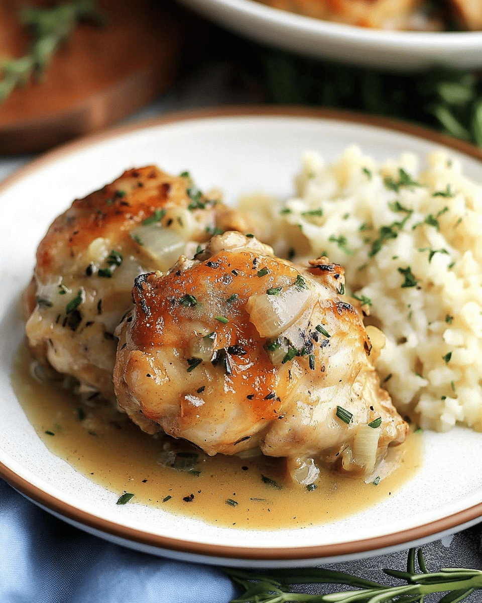 Braised Chicken Thighs