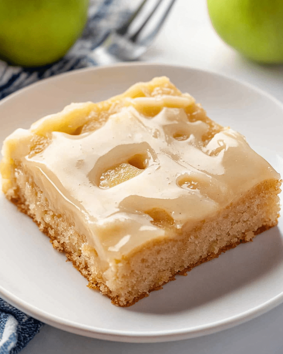 Caramel Apple Sheet Cake