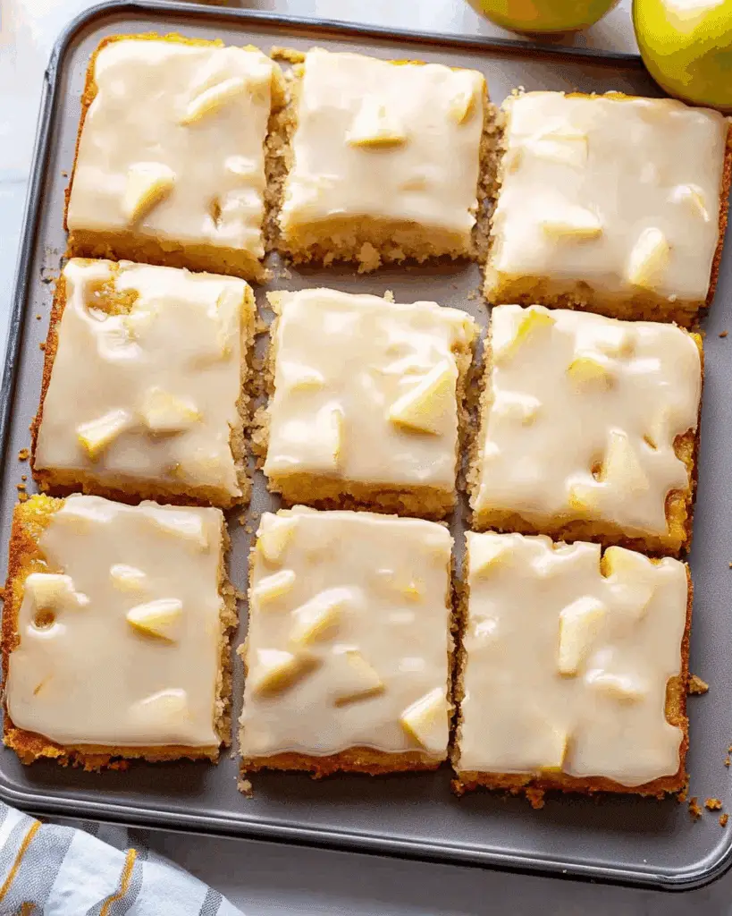Caramel Apple Sheet Cake