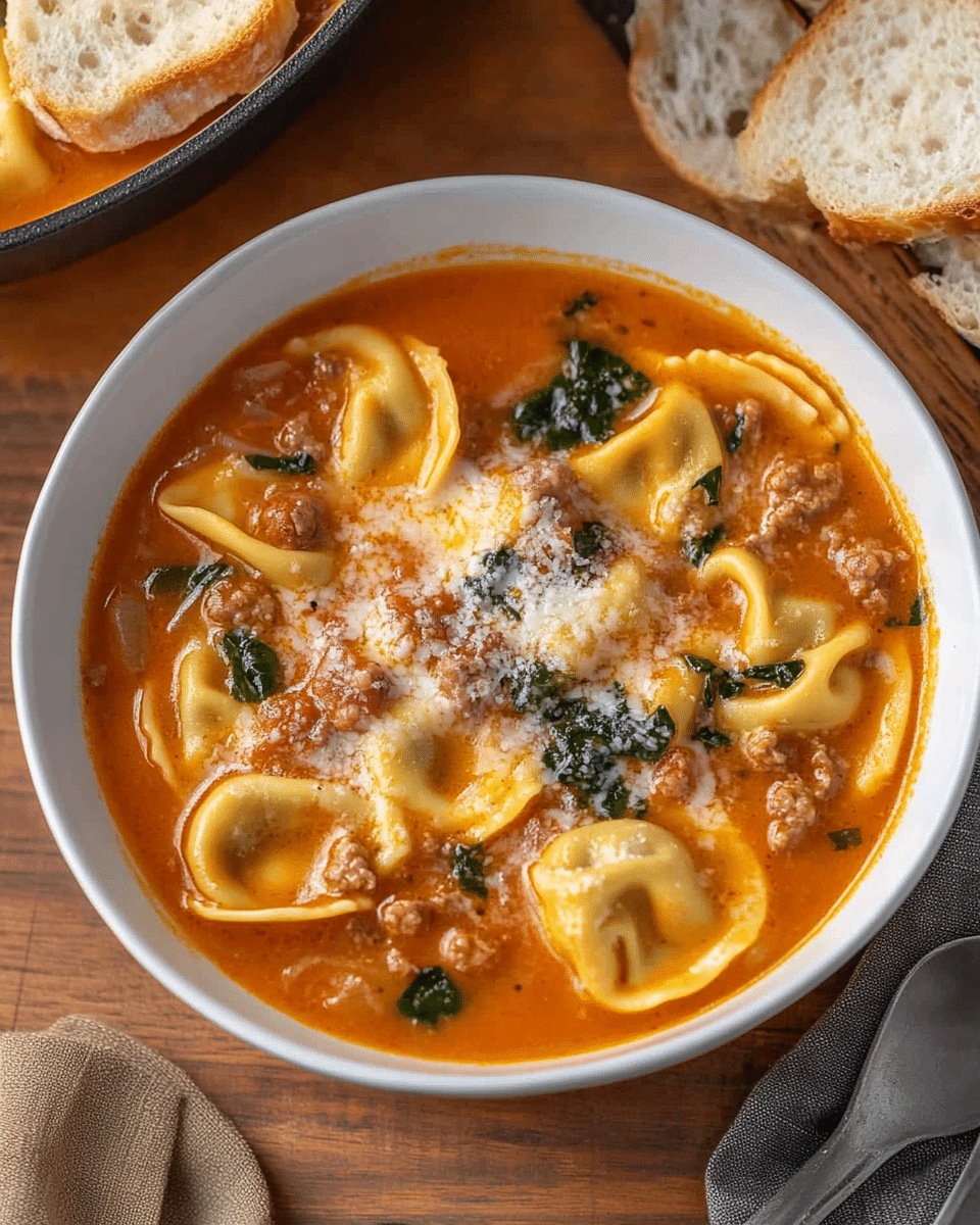Cheese Tortellini Soup
