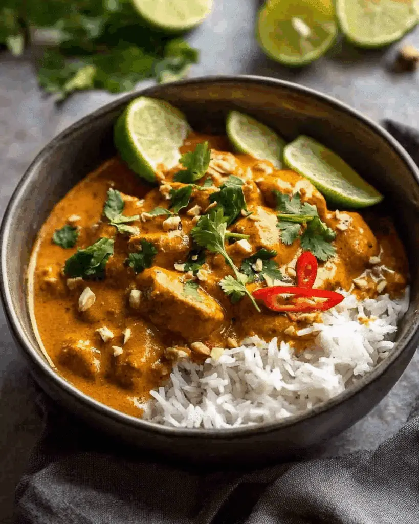 Satay Chicken Curry