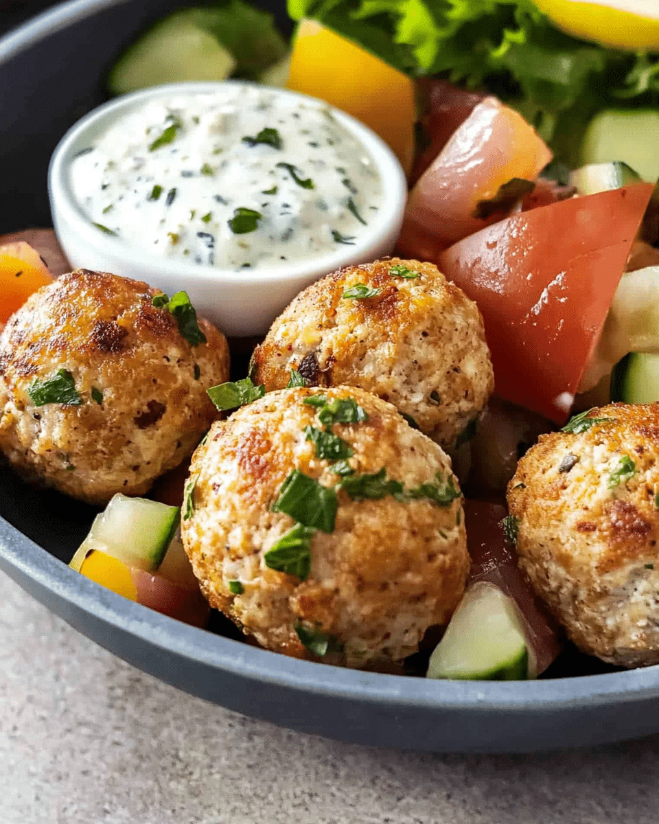 Chicken Shawarma Meatballs