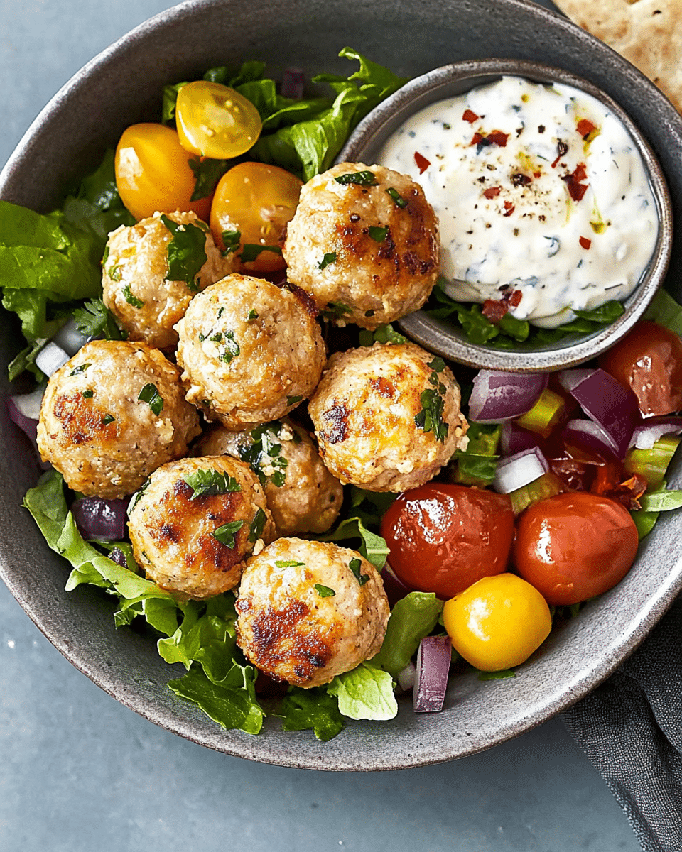 Chicken Shawarma Meatballs