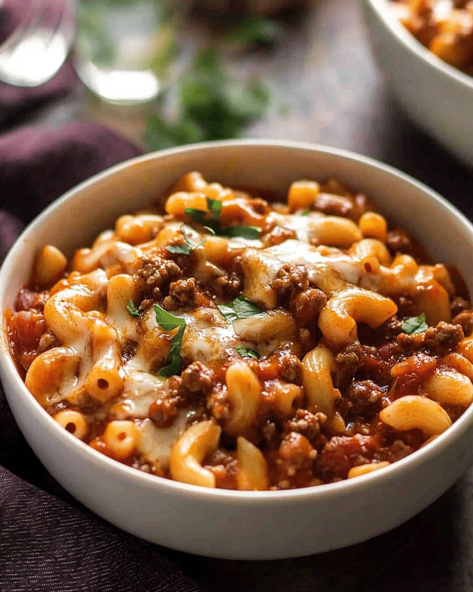 One Pot Chili Mac and Cheese