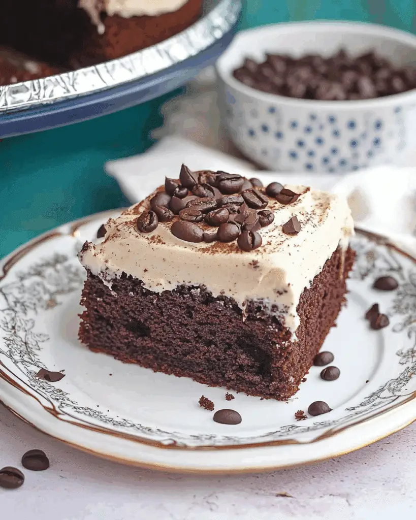 Chocolate Espresso Banana Cake