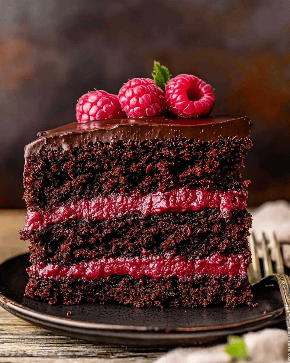Chocolate Raspberry Cake
