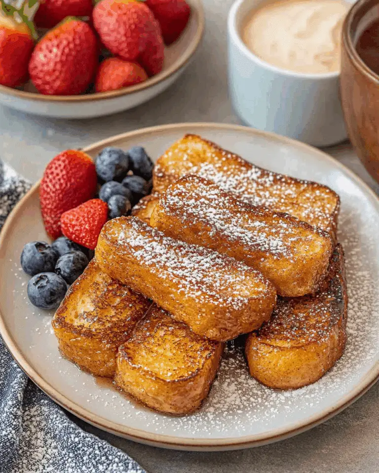 Cinnamon French Toast Sticks