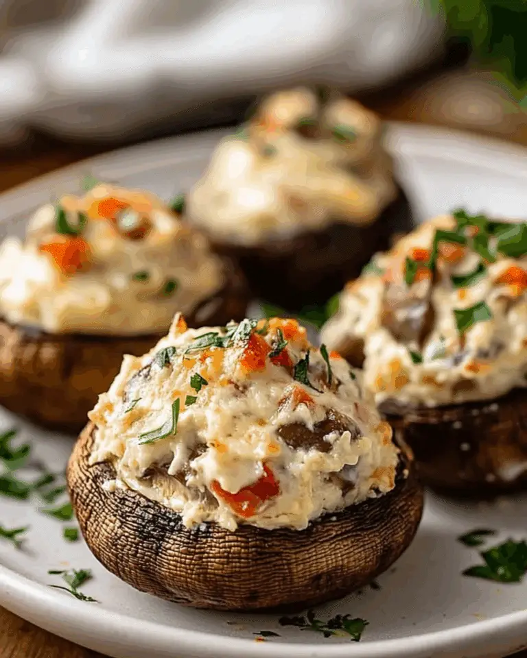 Cream Cheese Stuffed Mushrooms
