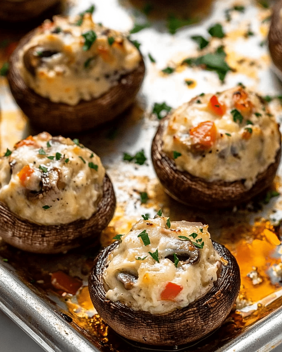 Cream Cheese Stuffed Mushrooms
