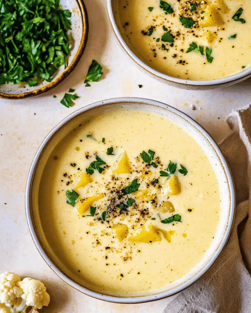 Creamy Cauliflower Potato Soup