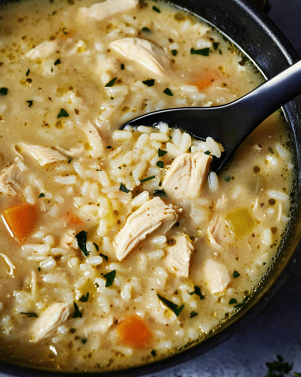 Creamy Chicken and Rice Soup