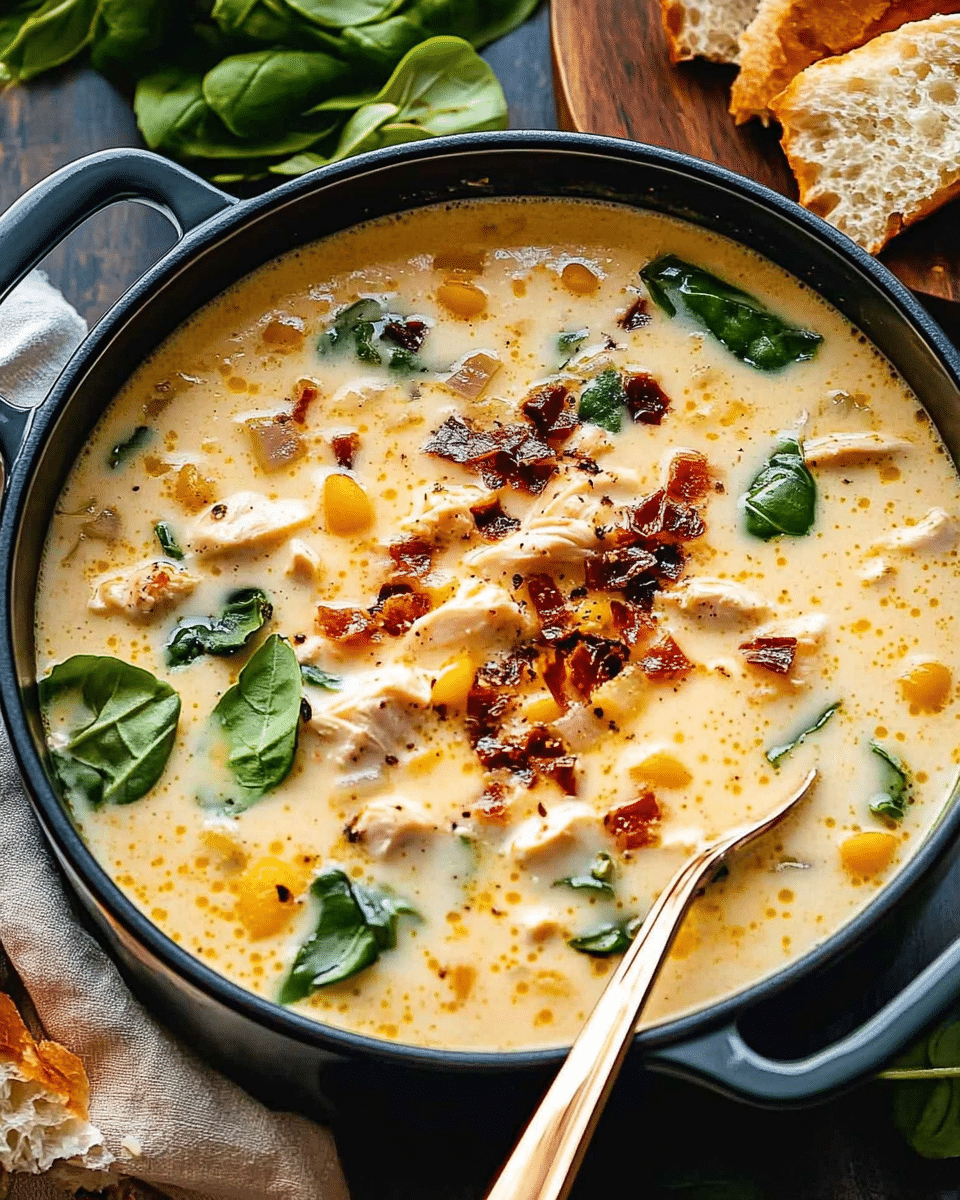 Creamy Tuscan Chicken Soup