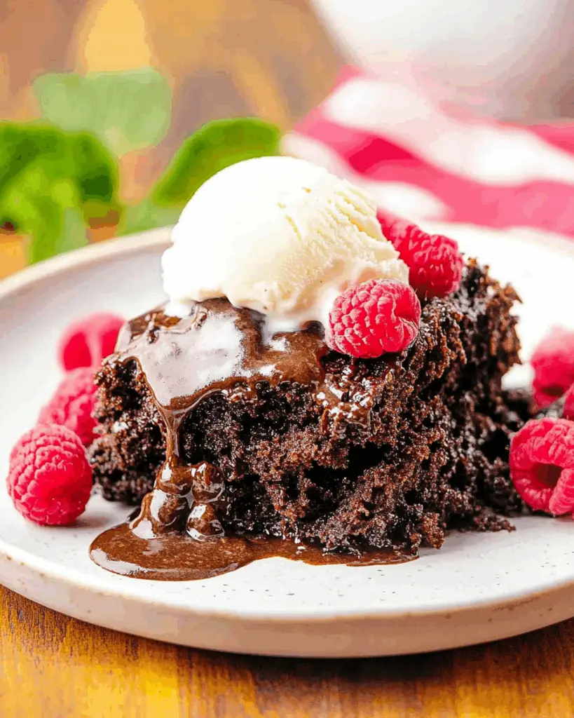 Crockpot Chocolate Cake