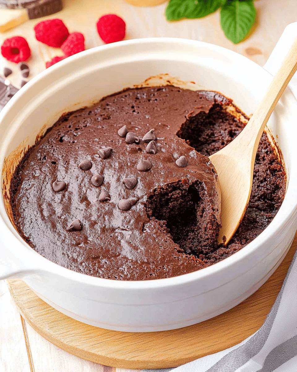 Crockpot Chocolate Cake