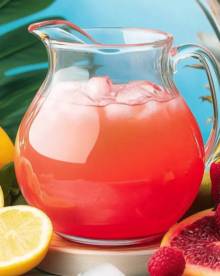 Tropical Homemade Fruit Punch