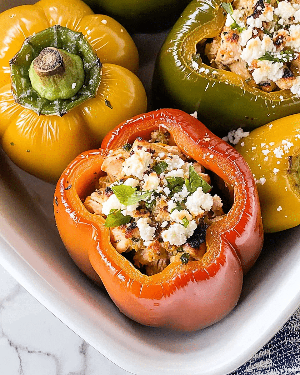Greek Style Stuffed Peppers